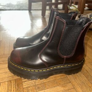 Purple/Maroon Dr. Martens